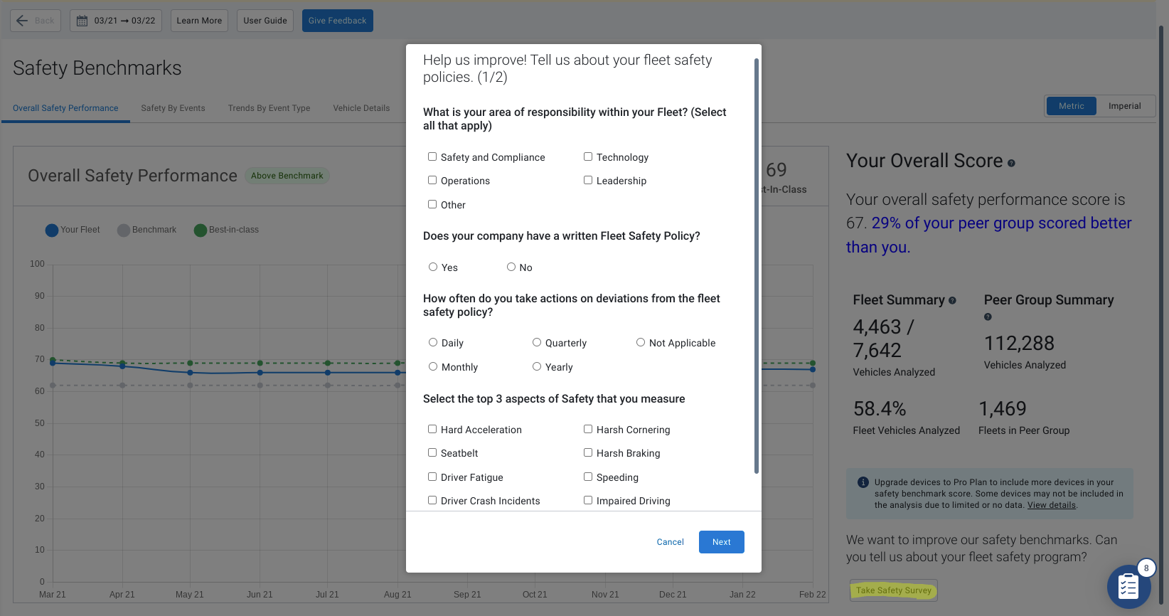 Fleet Safety Benchmarks | How Safe Is My Fleet? | Geotab