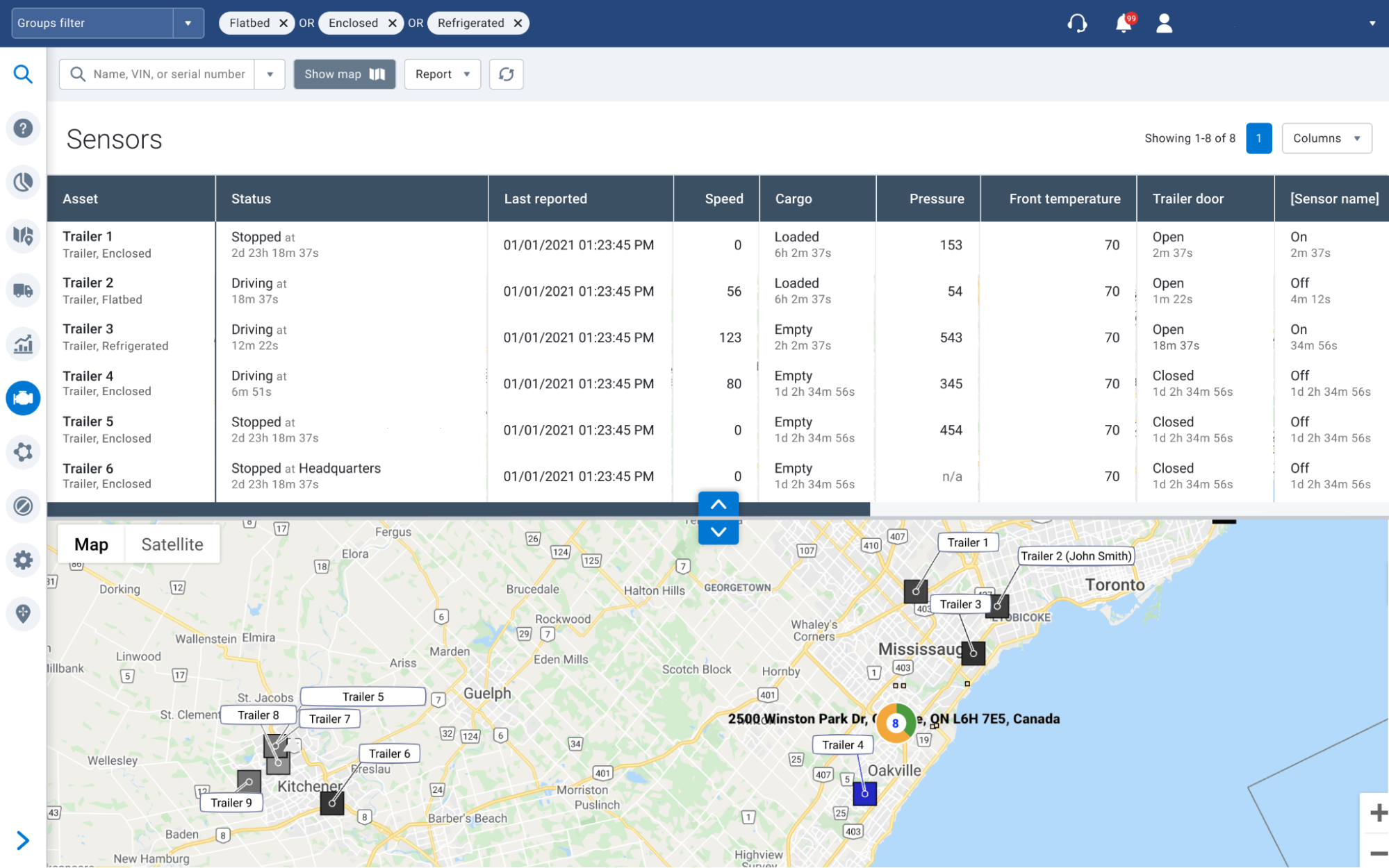 Novidades no MyGeotab - Versão 8.0