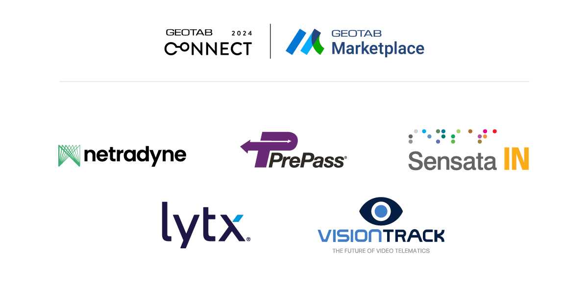 Meet the Geotab Connect 2024 Marketplace innovators Geotab