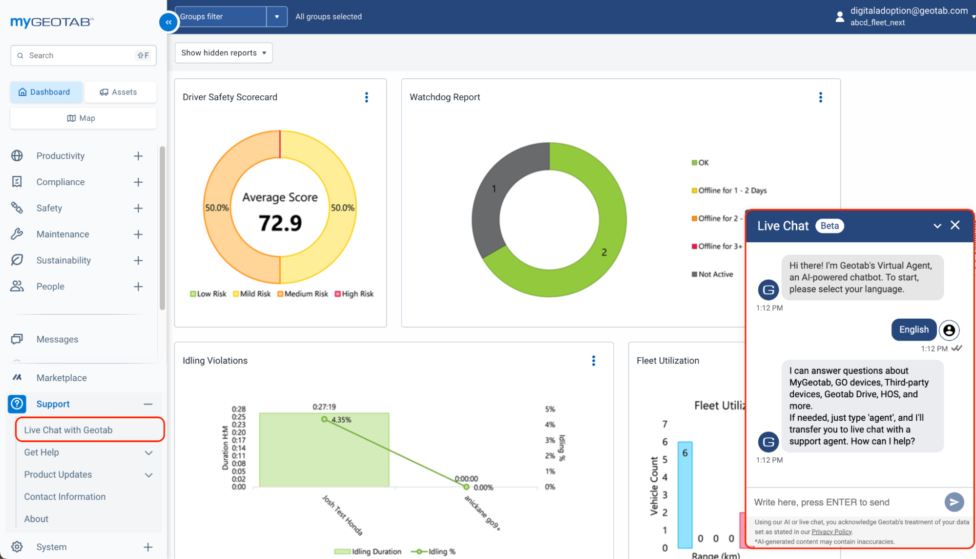 What’s New In MyGeotab — August 2024 | Geotab