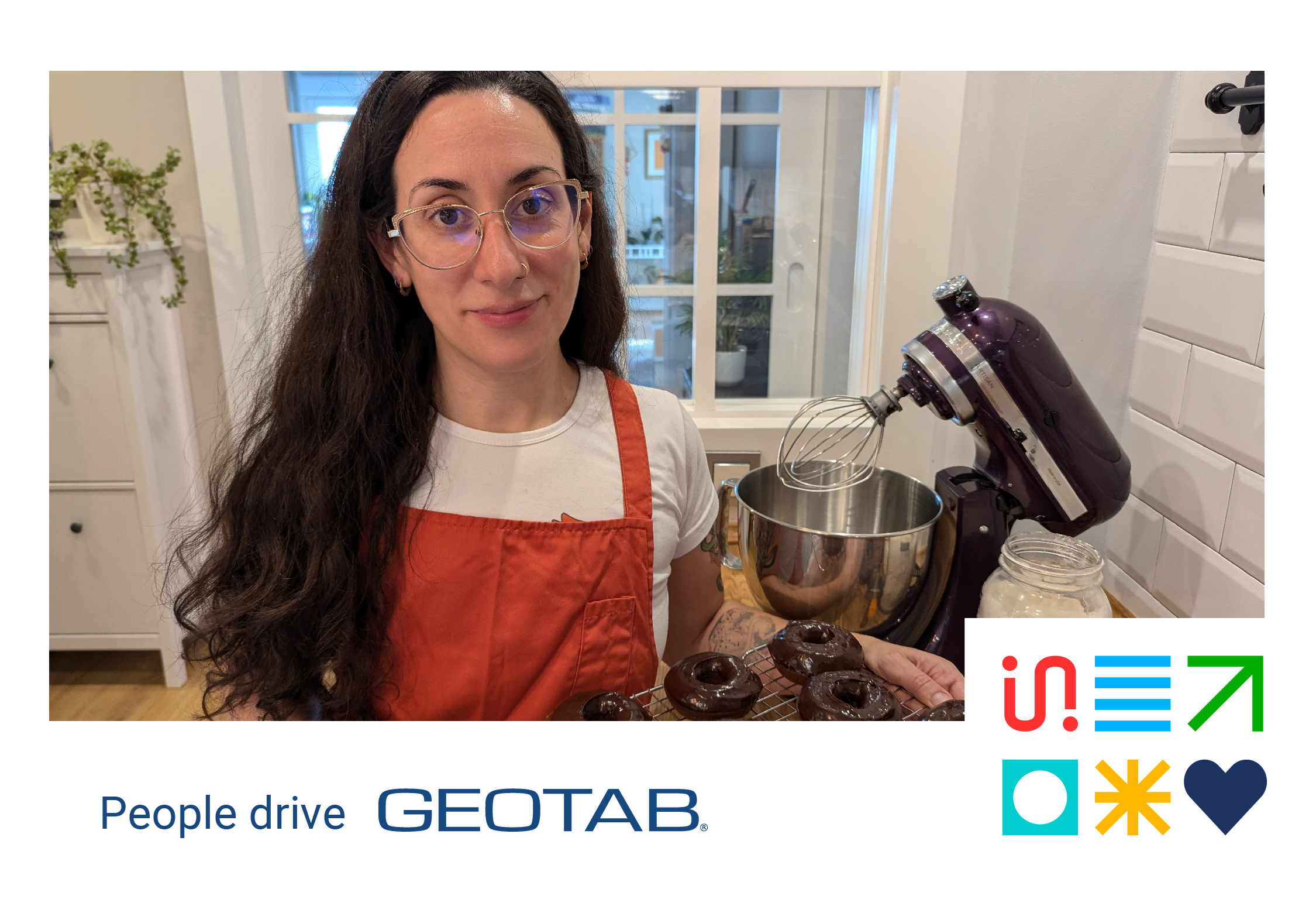 Image of Geotab employee baking