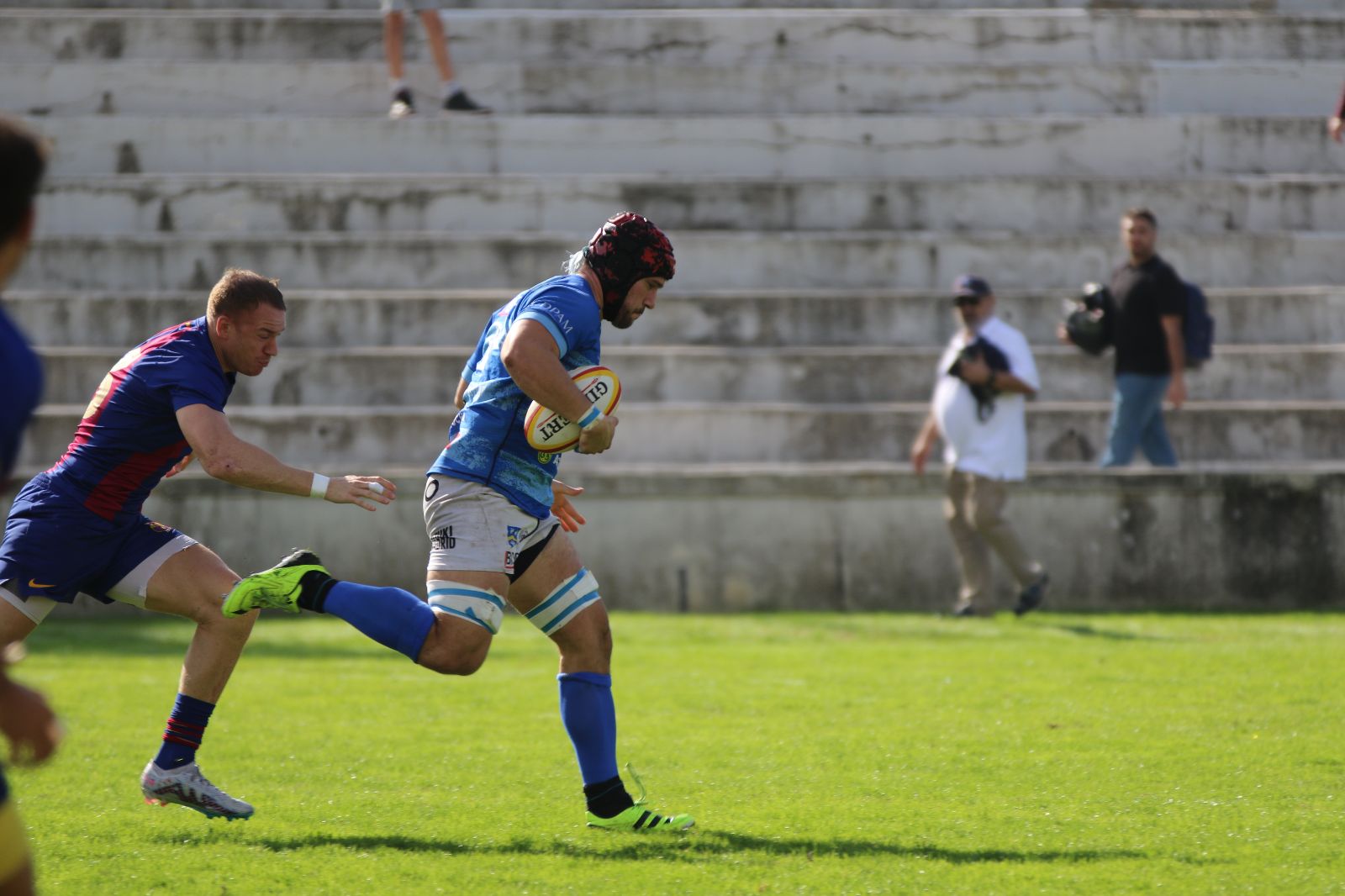 Image of Geotabber Jorge Gonzalez playing rugby 