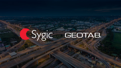  logo Sygic et logo Geotab 