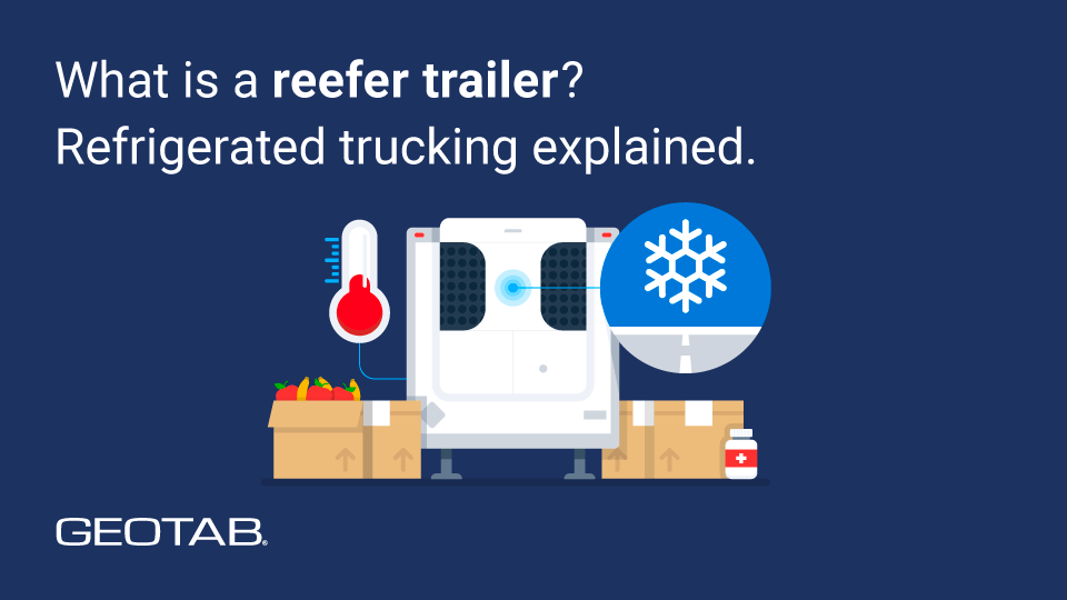 reefer trailer illustration