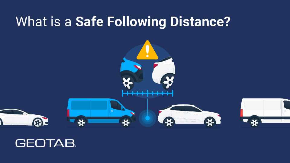 safe following distance illustration