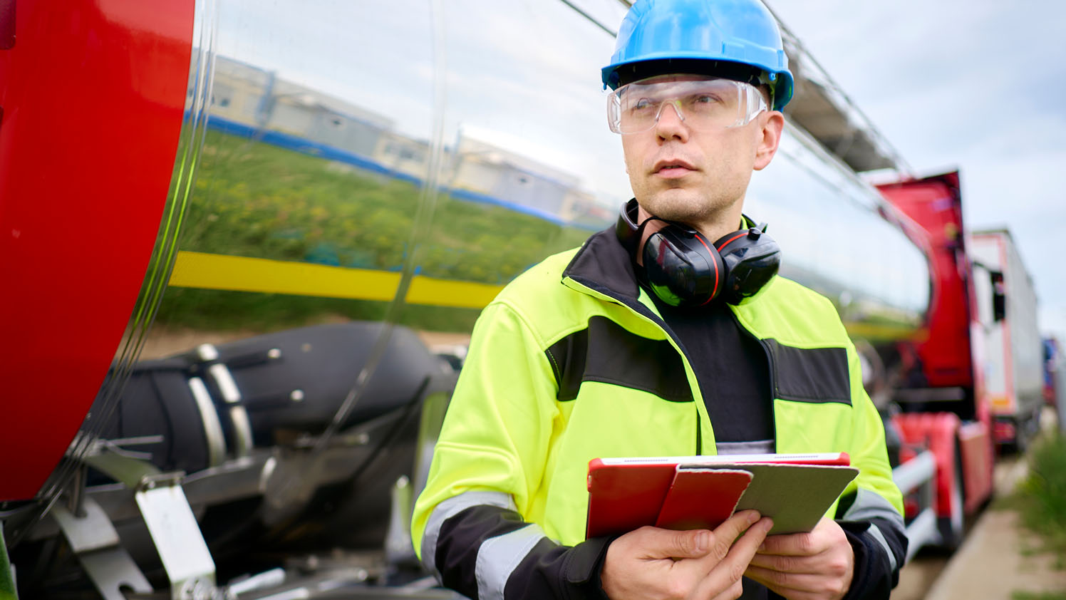 construction worker on the site