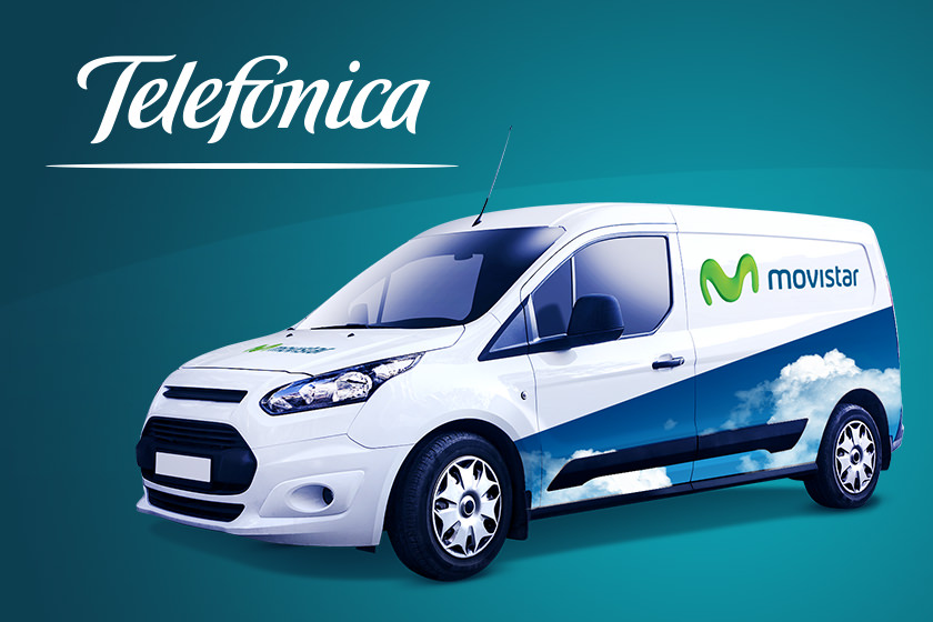 veiculo da frota da telefonica