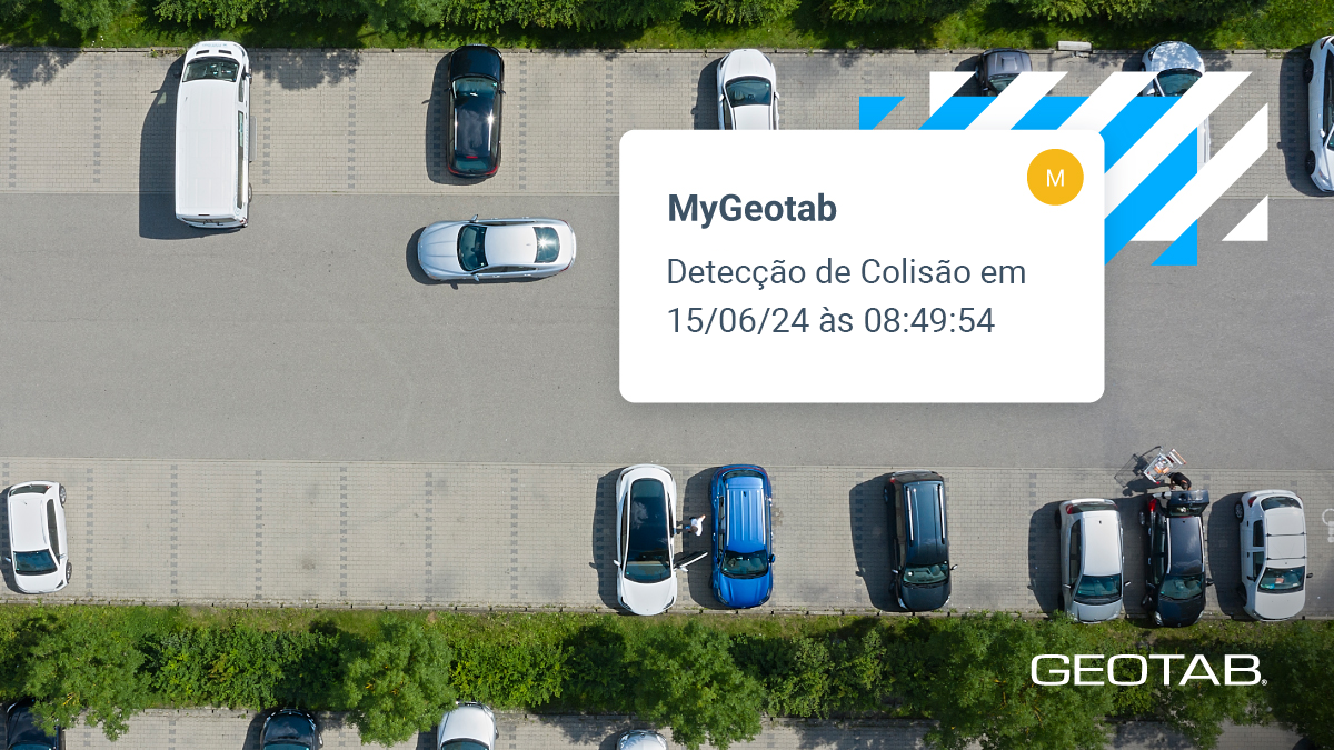 Varios Veículos em um estacionamento com uma deteccao de Colisao em 15/06/2024 as 08:49:54