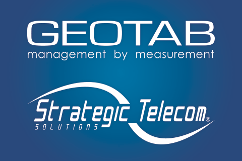 Geotab and Strategic Telecom logos