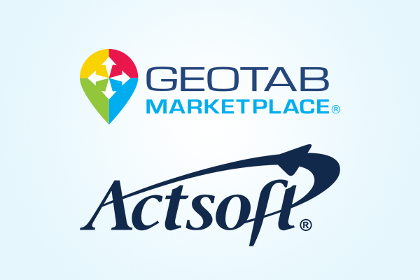 Geotab Marketplace and Actsoft logo