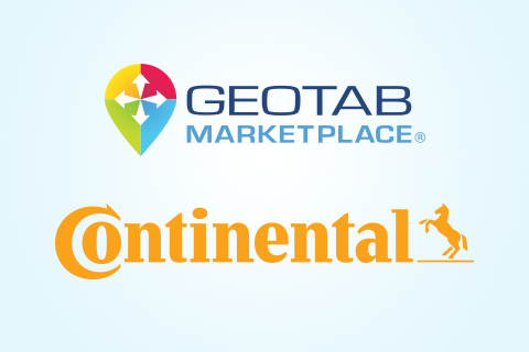 geotab marketplace and continental logo