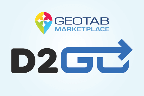 Geotab Marketplace and d2go solutions logo