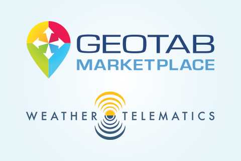 Geotab Marketplace and Weather Telematics logo